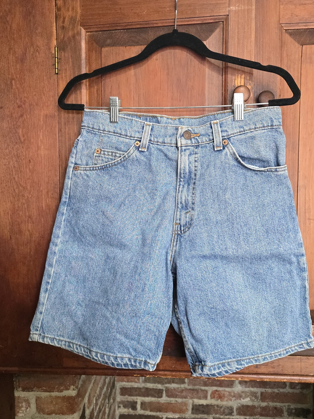 Vintage Levi's 550 Relaxed Fit Denim Shorts- Orange Tab- 30W - Made in USA